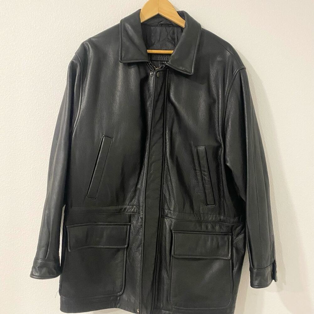 Bostonian by Moores Genuine Leather Jacket - Large